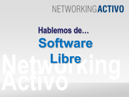 Diapositiva 1 - - Networking Activo