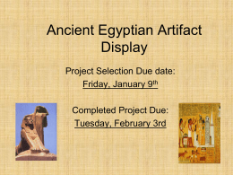 Ancient Egypt - Monroe Township School District