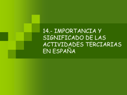 13.- IMPORTANCIA Y SIGNIFICADO DE LAS ACTIVIDADES