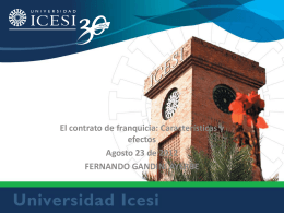 Diapositiva 1 - Universidad Icesi - Cali, Colombia
