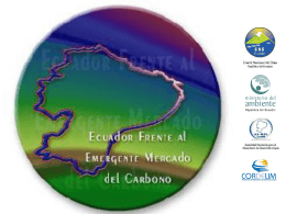 Ecuador frente al emergente mercado del carbono