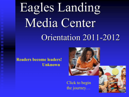 Eagles Landing Media Center - School District of Palm