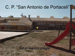 C. P. “San Antonio de Portaceli”