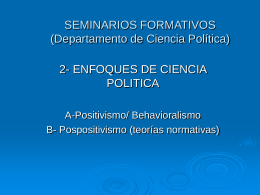 SEMINARIOS FORMATIVOS (Departamento de Ciencia …