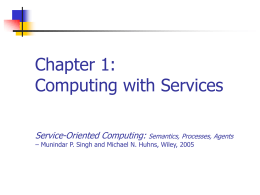 Chapter 1: Computing with Services