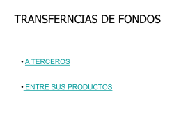 TRANSFERNCIAS DE FONOS