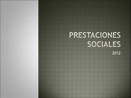PRESTACIONES SOCIALES - contableyjuridico