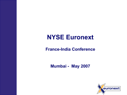 Slide 1 - Welcome to Paris EUROPLACE