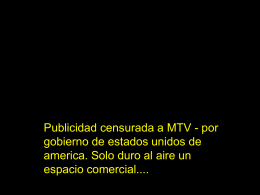 Anuncio Censurado a la MTV