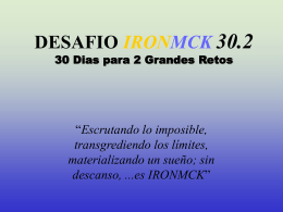DESAFIO IRONMCK 30.2