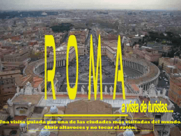 ROMA a vista de turistas...-