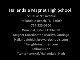 Hallandale Magnet High School