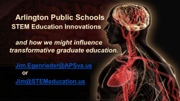 Arlington Public Schools STEM Education Innovations and