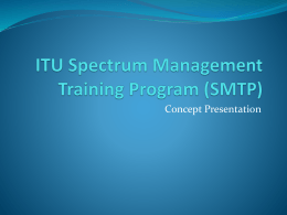 Spectrum Management Certified Program Course