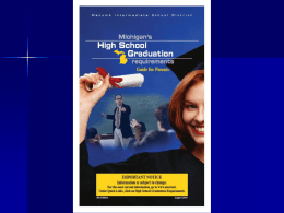 Michigan’s New High School Graduation Requirements