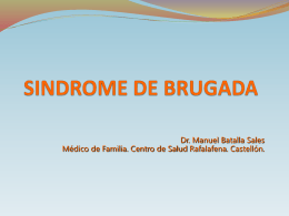 SINDROME DE BRUGADA - Docencia Rafalafena | Articulos