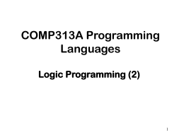 0657.313A Programming Languages