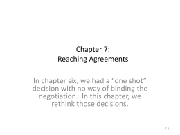Lecture 7: Reaching Agreements