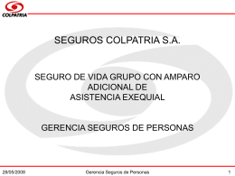 FONDO OFICIAL DE PRESENTACIONES COLPATRIA