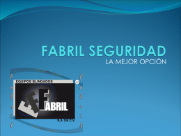 FABRIL SEGURIDAD - Equipos Blindados Fabril