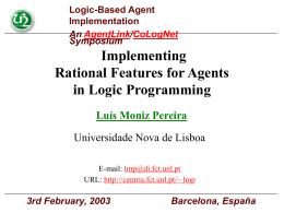 Implementing Rational Features for Agents in Logic …