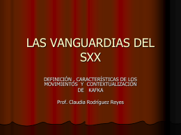 VANGUARDIAS DEL SXX