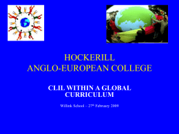 HOCKERILL ANGLO-EUROPEAN COLLEGE