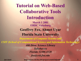 Collaborative Tools for Education and Computing