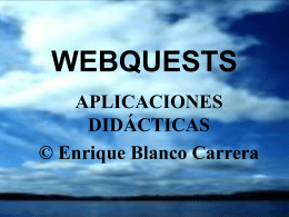 WEBQUESTS - ecobachillerato.com
