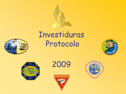 Investiduras y Protocolo