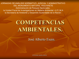 COMPETENCIAS AMBIENTALES.