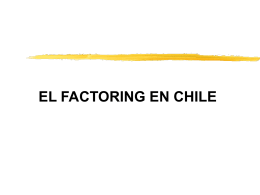 FACTORING - SOFOFA – Impulsando el Crecimiento de Chile