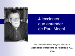 4 lecciones que aprender de Paul Meehl
