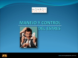 MATERIAL CURSO MANEJO Y CONTROL DEL ESTRES