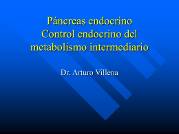 Control endocrino del metabolismo intermediario