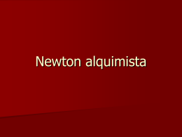 Newton alquimista