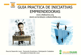GUIA PRACTICA DE INICIATIVAS EMPRENDEDORAS www