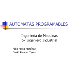 AUTOMATAS PROGRAMABLES - Universidad de Huelva