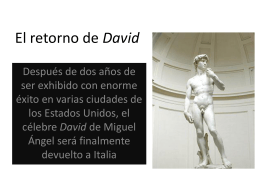 El retorno de David