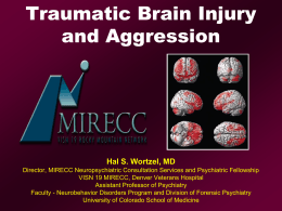 Traumatic Brain Injury and Aggression
