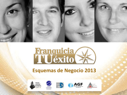 Diapositiva 1 - Franquicia Tu Exito, escoge tus