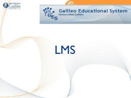 LMS - Galileo Educational System