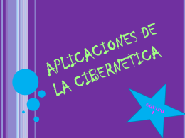 APLICACIONES DE LA CIBERNETICA - LILO-UNAM