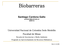 Biobarreras.2 - Universidad Nacional de Colombia