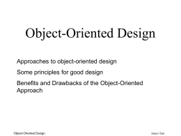 Object-Oriented Design - University of Calgary