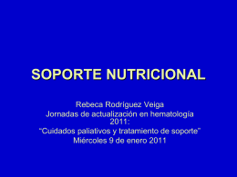 SOPORTE NUTRICIONAL - Servicio de