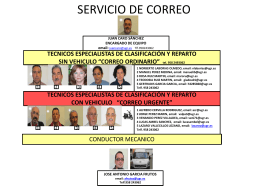 Servicio de Correo - Unidad Central de Servicios