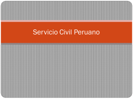 Servicio Civil Peruano