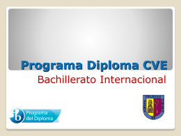 Programa Diploma CVE