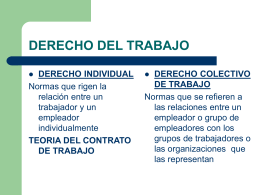 DERECHO DEL TRABAJO - General | Universidad de Congreso